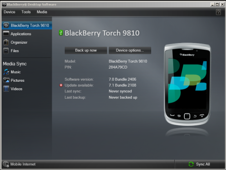 blackberry torch 9810 apps